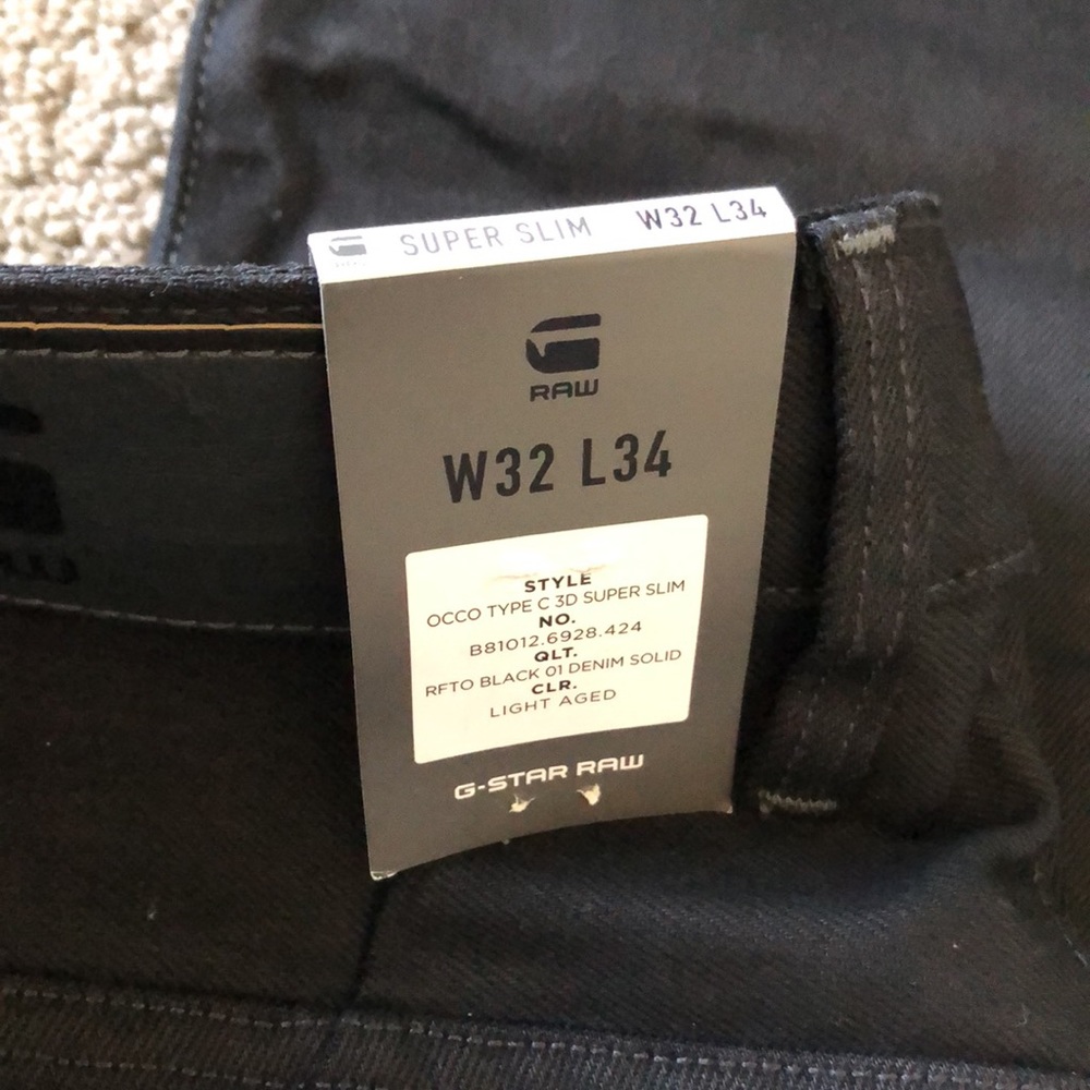 NWT [G-star] Raw for the Oceans 3D Jeans - 32 - Picture 8 of 9